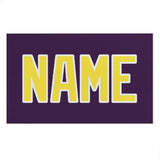 Custom Purple Light Yellow Beach Towel