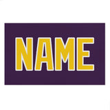 Custom Purple Gold Beach Towel