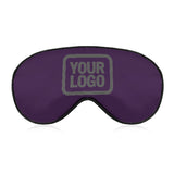 Custom Purple Dark Grey Sleep Mask