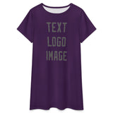 Custom Purple Dark Grey Nachthemd