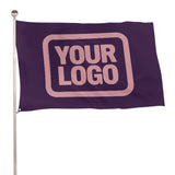 Custom Purple Light Pink Flag