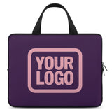 Custom Purple Light Pink Laptop Bag