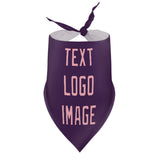 Custom Purple Light Pink Pet Scarf