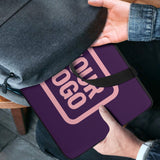 Custom Purple Light Pink Laptop Bag