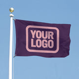 Custom Purple Light Pink Flag