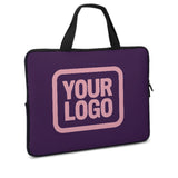 Custom Purple Light Pink Laptop Bag