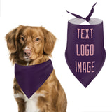 Custom Purple Light Pink Pet Scarf