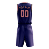 Custom Purple Light Pink Basketball Set