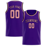 Custom Purple & Light Pink Colors Design Sports Basketball Jersey
