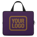 Custom Purple Khaki Laptop Bag