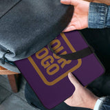 Custom Purple Khaki Laptop Bag