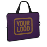 Custom Purple Khaki Laptop Bag