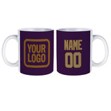 Custom Purple Light Khaki Mug