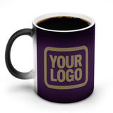 Custom Purple Light Khaki Magic Mug