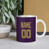 Custom Purple Light Khaki Mug