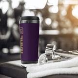 Custom Purple Light Khaki Stainless Steel Water Cup
