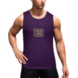 Custom Purple Light Khaki Men's Tank Top