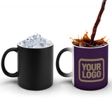 Custom Purple Light Khaki Magic Mug