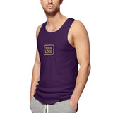 Custom Purple Light Khaki Men's Tank Top