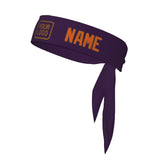 Custom Purple Orange Headband