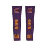 Custom Purple Orange Arm Sleeve