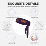 Custom Purple Orange Headband