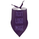 Custom Purple Light Purple Pet Scarf