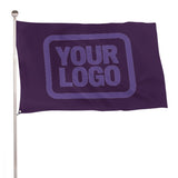 Custom Purple Light Purple Flag