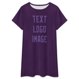 Custom Purple Light Purple Nachthemd