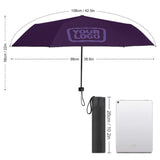 Custom Purple Light Purple Automatic Umbrella