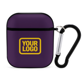 Custom Purple Gold AirPods Case