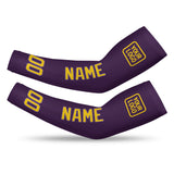 Custom Purple Gold Arm Sleeve