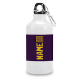Custom Purple Gold Sports Bottle