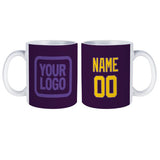 Custom Purple Gold Mug