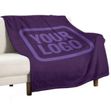 Custom Purple Light Purple Blanket