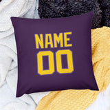 Custom Purple Gold Pillowcase