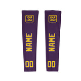 Custom Purple Gold Arm Sleeve