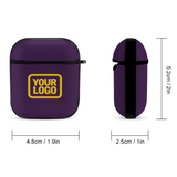 Custom Purple Gold AirPods Case