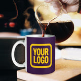 Custom Purple Gold Mug