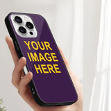 Custom Purple Gold Phone Case