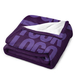 Custom Purple Light Purple Blanket