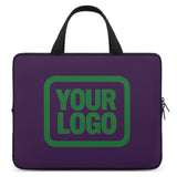 Custom Purple Emerald Green Laptop Bag