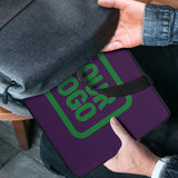 Custom Purple Emerald Green Laptop Bag