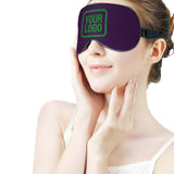 Custom Purple Emerald Green Sleep Mask