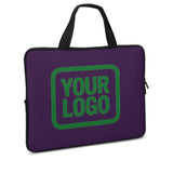 Custom Purple Emerald Green Laptop Bag