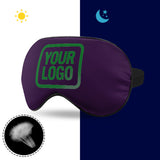 Custom Purple Emerald Green Sleep Mask