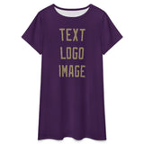 Custom Purple Light Khaki Nachthemd