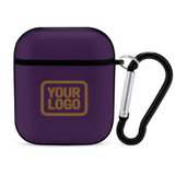 Custom Purple Khaki AirPods Case