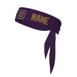 Custom Purple Khaki Headband