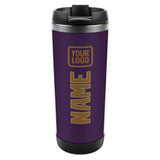 Custom Purple Khaki Stainless Steel Water Cup